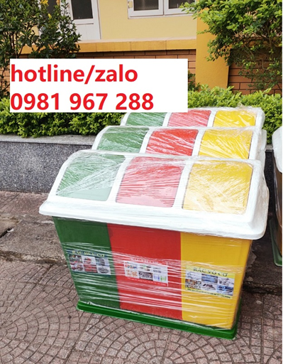 Thùng rác nhựa 3 ngăn composite.jpg